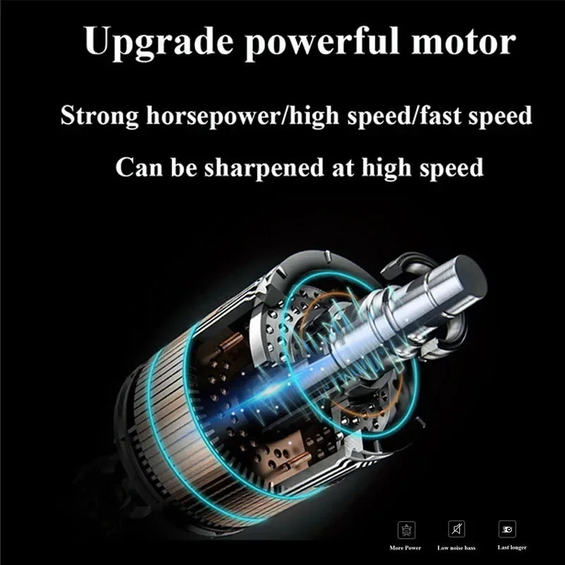 Electric Pet Nail Grinder – USB Rechargeable Dog & Cat Nail Clippers with LED Light