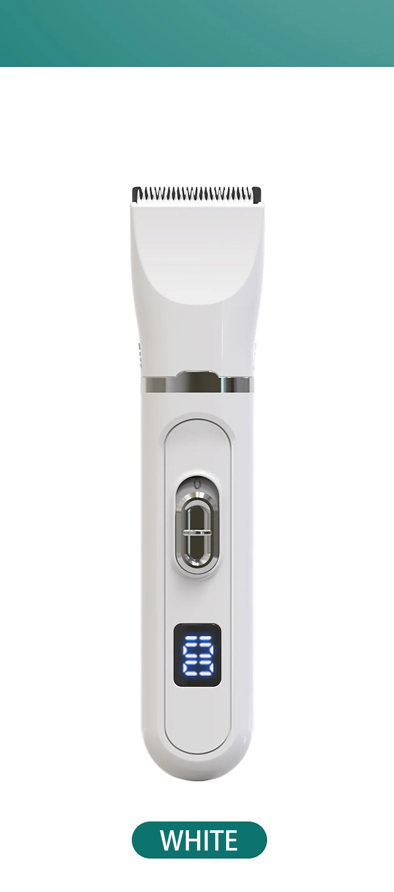 Rechargeable Dog Hair Clippers – Professional Silent Pet Grooming Trimmer