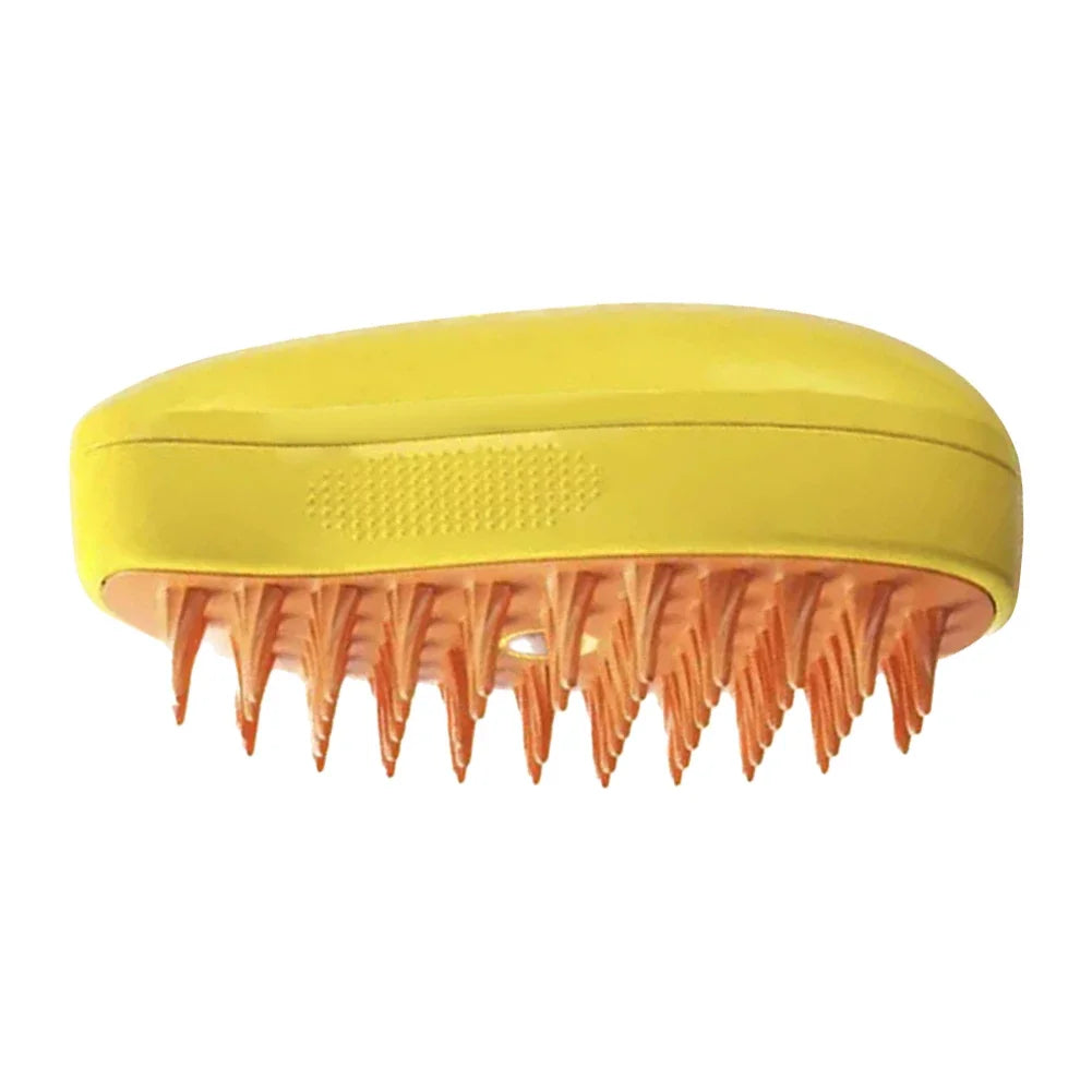 3-in-1 Pet Spray Massage Brush – Foldable Steam Comb for Bathing & Hair Removal