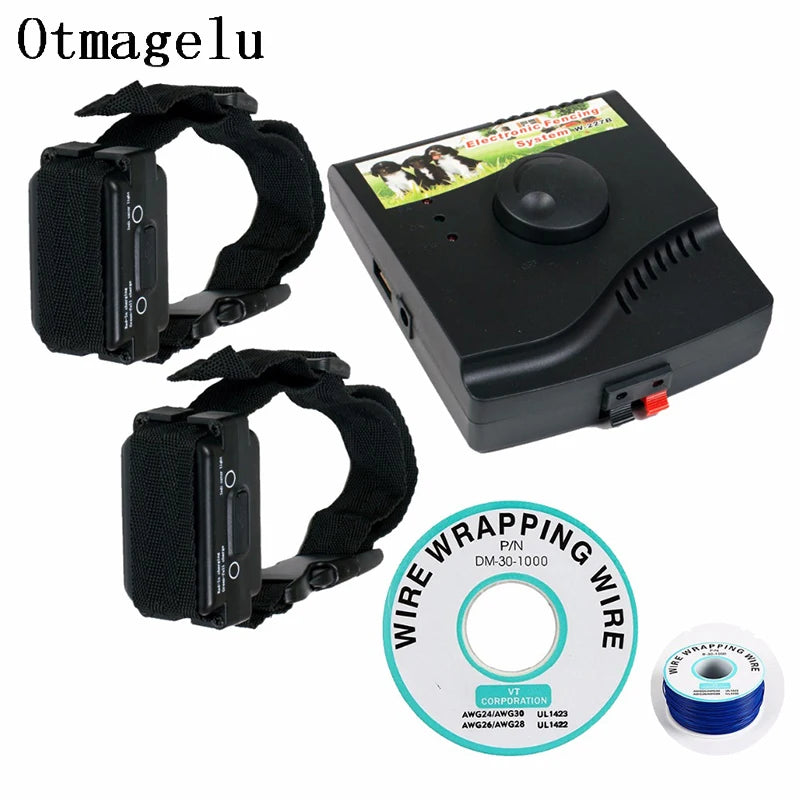 W-227B In-Ground Electric Dog Fence – Rechargeable Training Collar Containment System