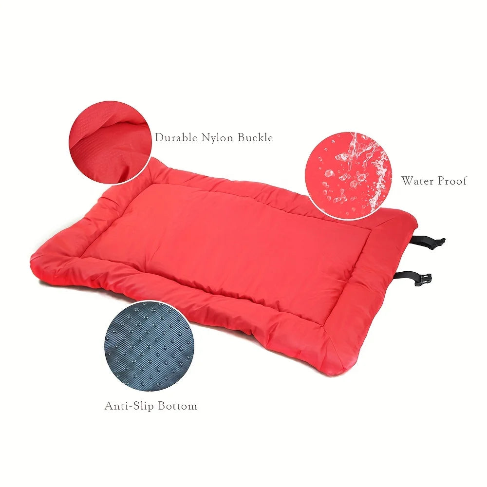 Waterproof Anti-Slip Pet Bed – Washable Outdoor Dog Cushion Mat