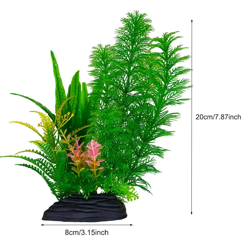 Artificial Aquarium Plants – Plastic Aquatic Tank Decorations