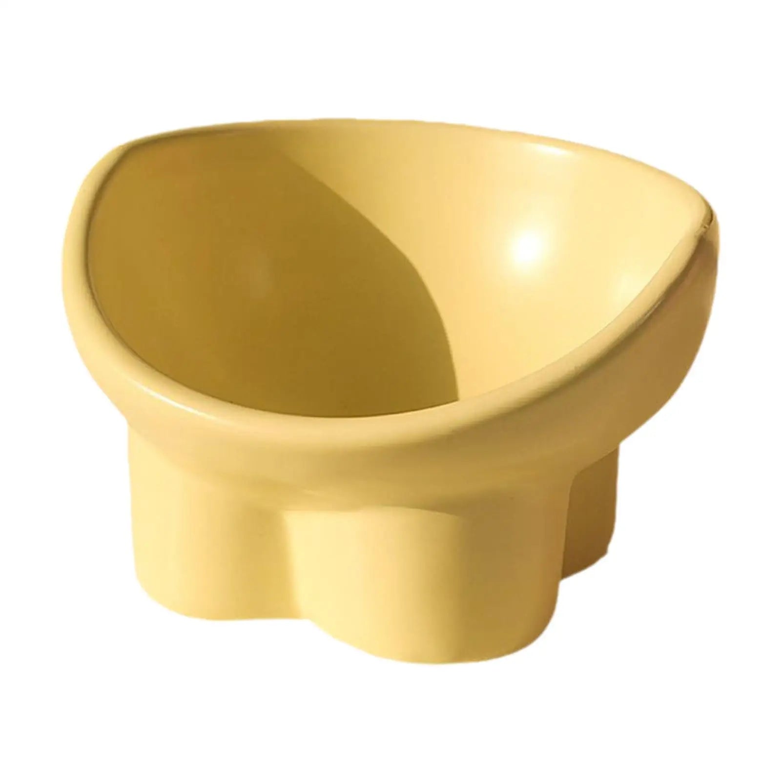 Raised Tilted Pet Bowl – Spine-Protecting Feeder for Cats & Small Dogs