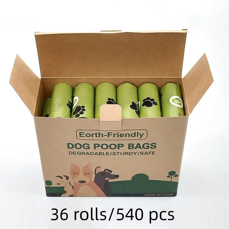 Biodegradable Dog Poop Bags – Scented Waste Bags with Dispenser