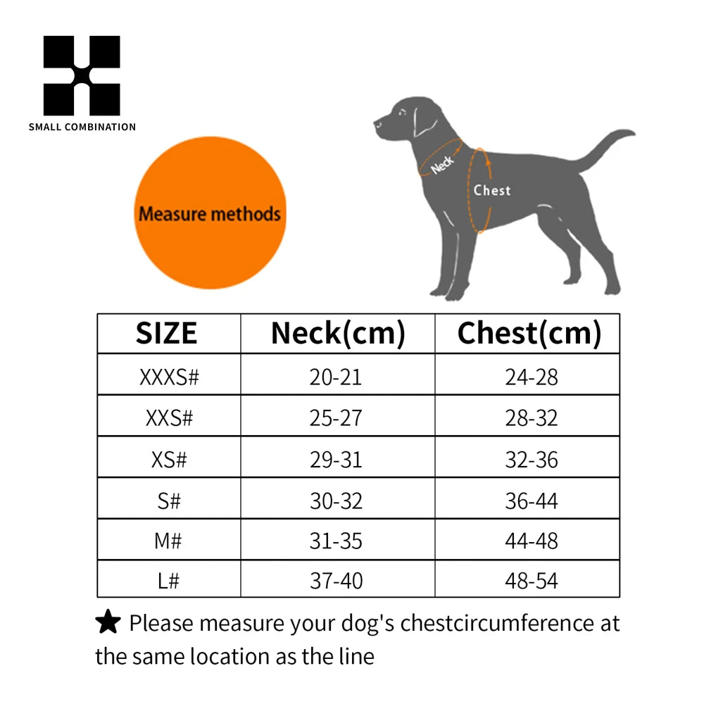 Reflective Dog Harness & Leash Set – Adjustable Pet Vest for Small & Medium Dogs