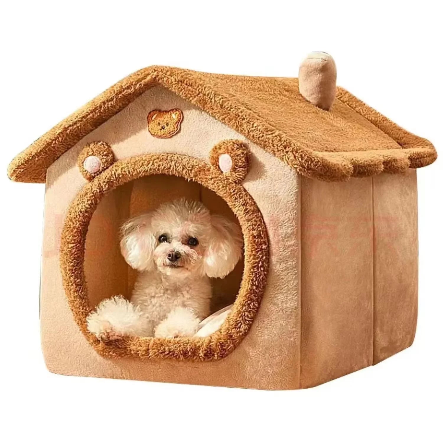 All-Season Washable Pet House – Soft Indoor Bed for Cats & Small Dogs