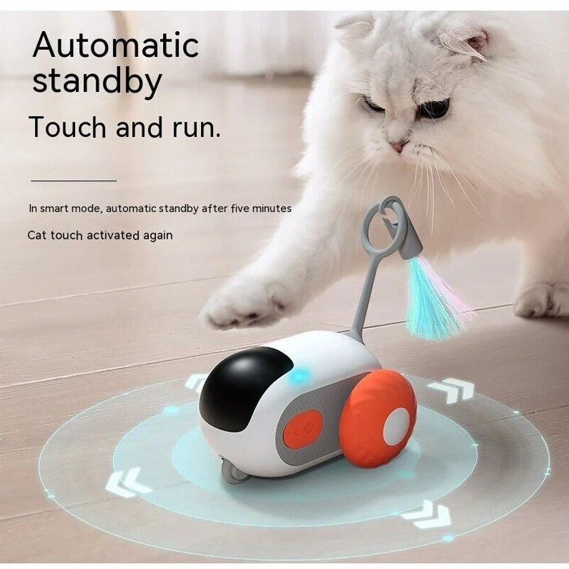Smart Interactive Cat Car Toy – Remote-Controlled Mouse Ball for Indoor Play
