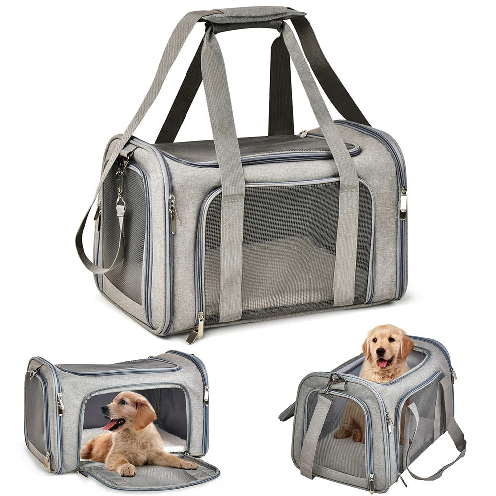 Soft-Sided Pet Carrier Backpack – Airline Approved Travel Bag for Small Dogs & Cats