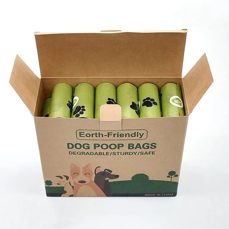 Biodegradable Dog Poop Bags – Scented Waste Bags with Dispenser